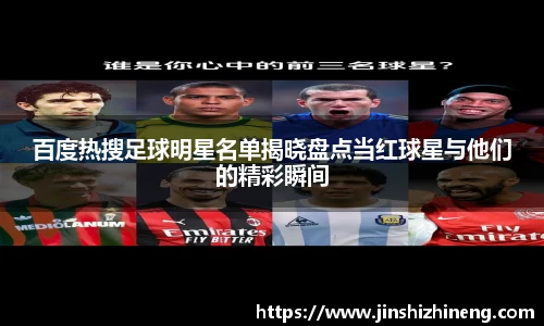 百度热搜足球明星名单揭晓盘点当红球星与他们的精彩瞬间